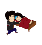cute couple (ree n jee) full set 1（個別スタンプ：38）