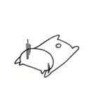 しろめねこ 1（個別スタンプ：6）