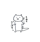 しろめねこ 1（個別スタンプ：8）