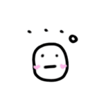White:stickyball（個別スタンプ：17）