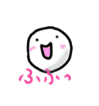 White:stickyball（個別スタンプ：32）