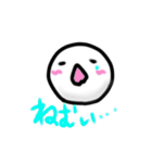 White:stickyball（個別スタンプ：37）