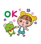 Qboy and a small frog tourism in Taiwan.（個別スタンプ：29）