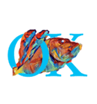 Greeting fish（個別スタンプ：7）