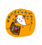 Flower ear ghost animal（個別スタンプ：13）