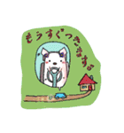 Flower ear ghost animal（個別スタンプ：15）