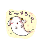 Flower ear ghost animal（個別スタンプ：37）