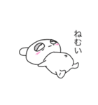 ゆる顔のうさぎ。 [日常]（個別スタンプ：10）