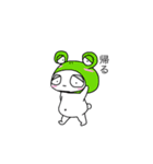 ゆる顔のうさぎ。 [日常]（個別スタンプ：12）