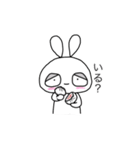 ゆる顔のうさぎ。 [日常]（個別スタンプ：28）