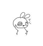 ゆる顔のうさぎ。 [日常]（個別スタンプ：33）