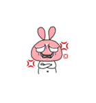 ゆる顔のうさぎ。 [日常]（個別スタンプ：40）