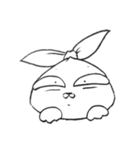 ビニール袋ウサギ（個別スタンプ：2）