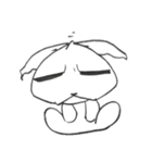 ビニール袋ウサギ（個別スタンプ：4）