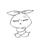 ビニール袋ウサギ（個別スタンプ：6）