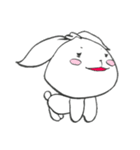 ビニール袋ウサギ（個別スタンプ：16）