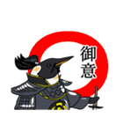 ペンギン武将曜日スタンプ（個別スタンプ：37）