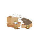 Neutrino and Boson Thai ver.（個別スタンプ：8）