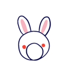 ELF drawing rabbit（個別スタンプ：1）