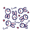 ELF drawing rabbit（個別スタンプ：40）