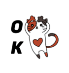 三毛猫のオス 「さんこ」（個別スタンプ：3）