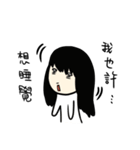 The lady is very white（個別スタンプ：4）