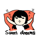 The lady is very white（個別スタンプ：24）