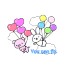 うさぎとぶた（個別スタンプ：7）