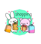 うさぎとぶた（個別スタンプ：21）