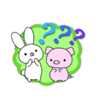 うさぎとぶた（個別スタンプ：35）