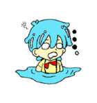水の妖精真燿の気持ちスタンプ。（個別スタンプ：2）