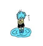 水の妖精真燿の気持ちスタンプ。（個別スタンプ：15）