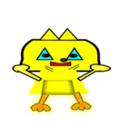 面白ネコのキャラクター（個別スタンプ：4）
