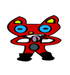 面白ネコのキャラクター（個別スタンプ：5）