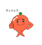 muscle mini tomatoma（個別スタンプ：3）