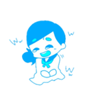 水色と紫の女の子（個別スタンプ：2）