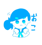 水色と紫の女の子（個別スタンプ：12）