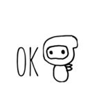 ninja in english（個別スタンプ：1）