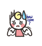 子どもの味方・ハグちゃん天使のスタンプ（個別スタンプ：4）