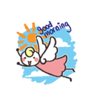 子どもの味方・ハグちゃん天使のスタンプ（個別スタンプ：9）