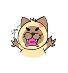 シャム猫シャミーと愉快な仲間達（個別スタンプ：9）