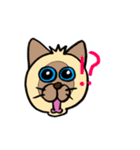 シャム猫シャミーと愉快な仲間達（個別スタンプ：10）