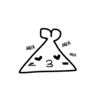 just triangle.（個別スタンプ：4）