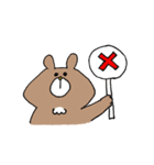 にゃんことうさぎ、時々くま（個別スタンプ：34）