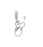 high hat hippo（個別スタンプ：1）