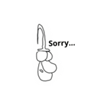 high hat hippo（個別スタンプ：4）