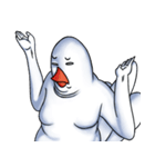 White Weird Man Bird（個別スタンプ：11）