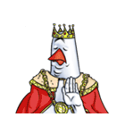 White Weird Man Bird（個別スタンプ：13）