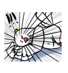 White Weird Man Bird（個別スタンプ：16）