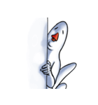 White Weird Man Bird（個別スタンプ：22）